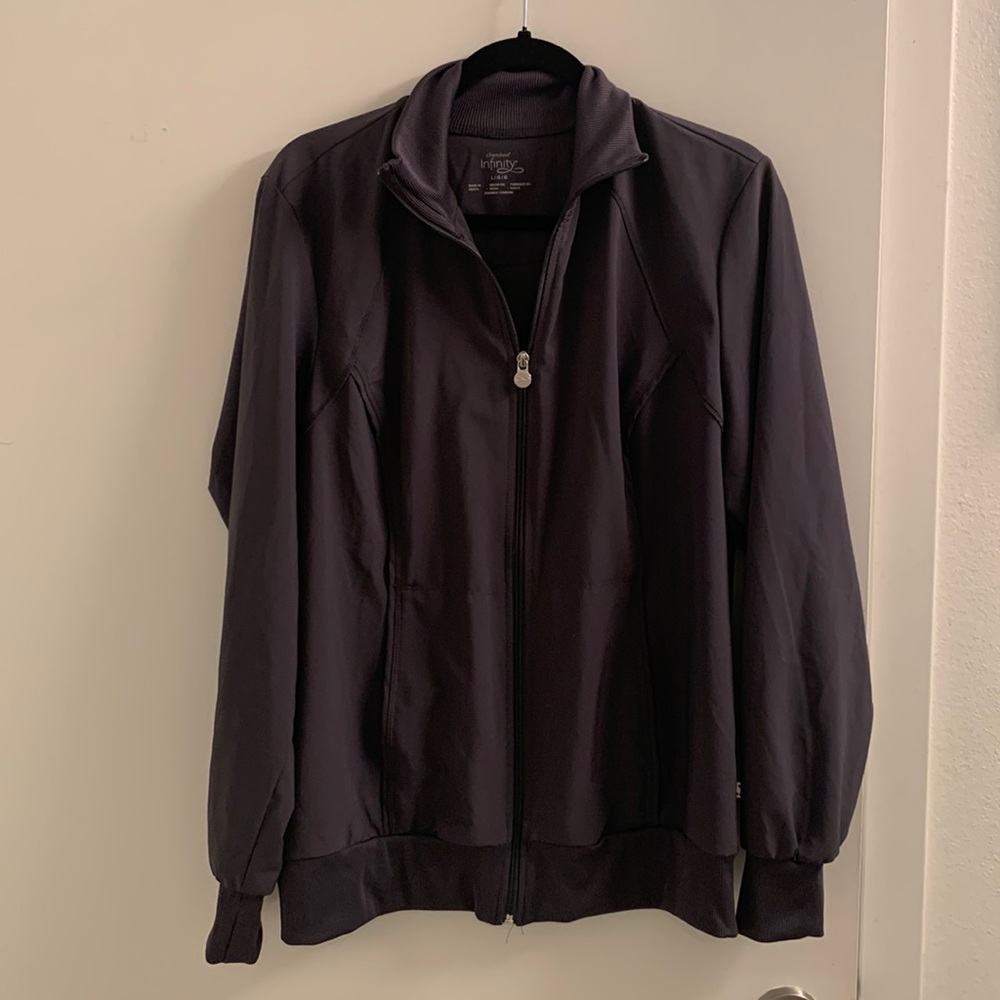 Grey Women’s Zip Up Bomber